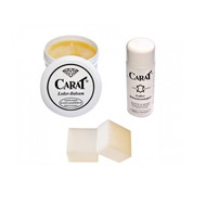 Carat Leather Cleaning Starter Kit - Balsam, Cleaner, Sponge Included 