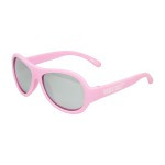 BABIATORS Princess Pink Polarized with siver mirrored lenses
