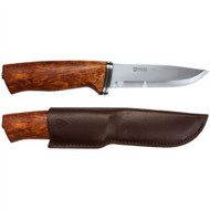 HELLE Alden Fixed-blade Knife, 105 mm, Wood HEL76