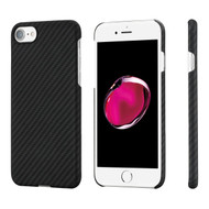 PITAKA  Minimalist iPhone8/iPhone7 Case Black/Grey (Twill)