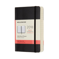 Moleskin 12-MONTH DAILY PLANNER Pocket Black Soft Cover