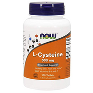 NOW Foods L-Cysteine 500 mg, B-6, Vit. C 100ct 0077