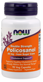 NOW Foods POLICOSANOL 20MG PLUS  90 VCAPS 1824