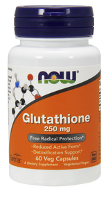 NOW Foods Glutathione 250 mg 60 vcaps 0096