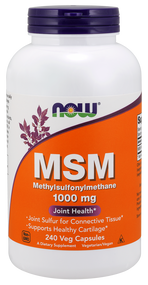 NOW Foods MSM 1,000 mg 240 vcaps 2121
