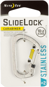 SlideLock® Carabiner Stainless Steel #2 - Stainless