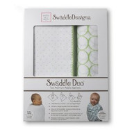 Swaddle Designs Swaddle Duo - Classic Duo Gift Set - Kiwi Swaddle Blankets