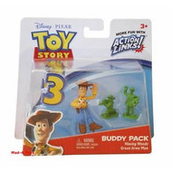 Mattel Toy Story 3 Buddy Pack - Waving Woody & Green Army Men
