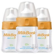 Dex Baby MilkBank Vented Feeding Bottles 5oz (3-pack)