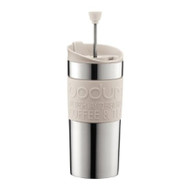 Bodum Vacuum Travel Press Coffee Maker w/ Grip WHITE