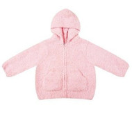Angel Dear Chenille Hooded Jacket in Pretty Pink