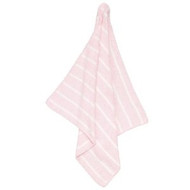 Angel Dear Chenille Blanket, Pretty Pink/Ivory Stripe