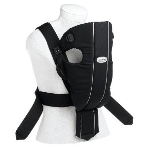 babybj?rn baby carrier original black cotton