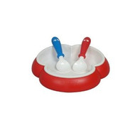 BABYBJORN PLATE AND SPOON RED