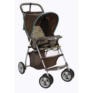 lightweight stroller brown