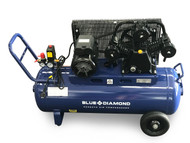 Piston Air Compressor- Electric 3HP 18 CFM 100L - 125 PSI