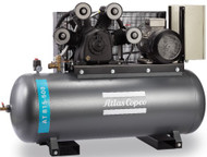 Atlas Copco Piston Air Compressor - 15HP, 73.5FM, 500L