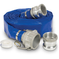 LAYFLAT WATER PUMP DISCHARGE HOSE - BLUE SUNNY - 2"