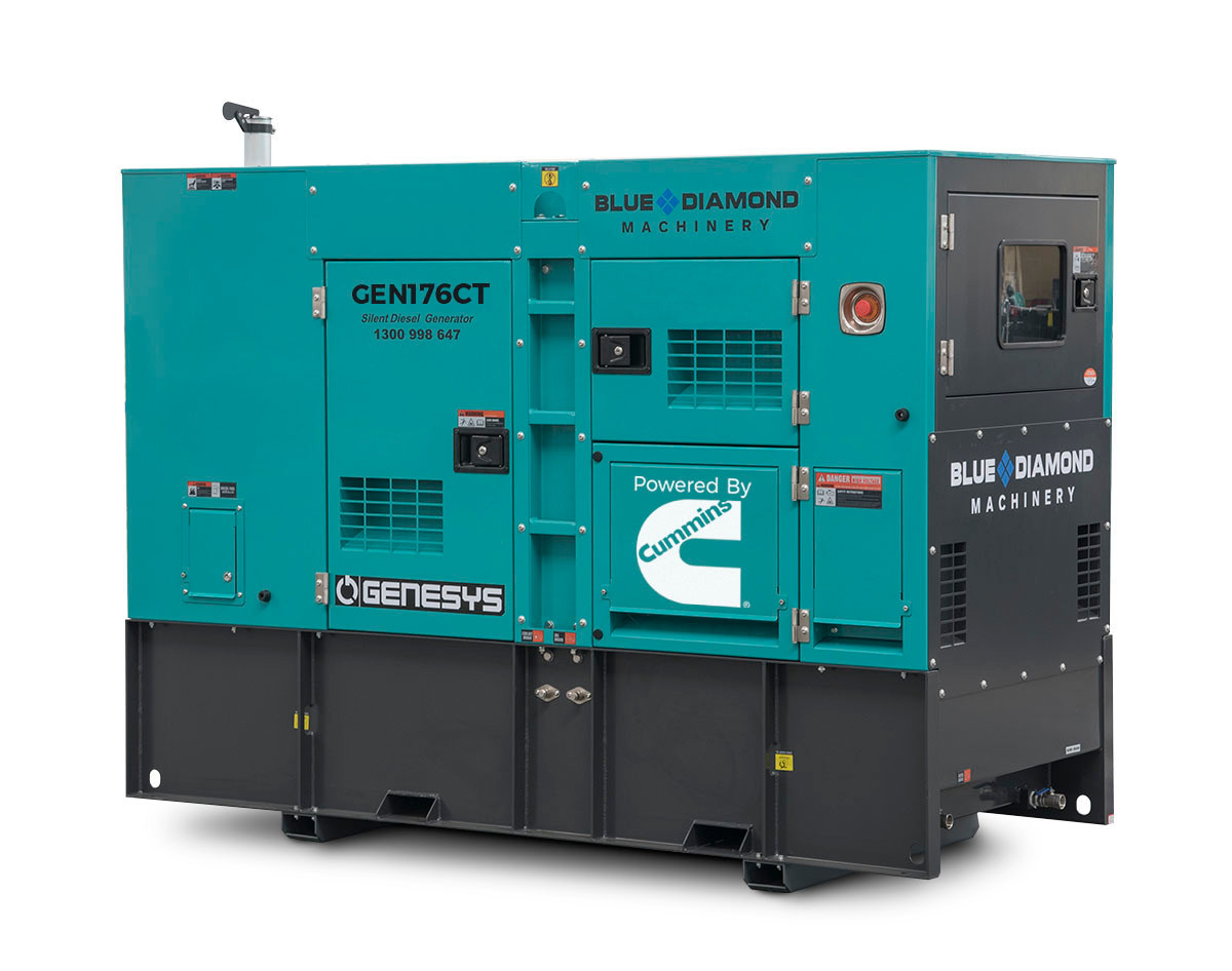 176 Kva Diesel Generator 3 Phase 415v Cummins Blue Diamond