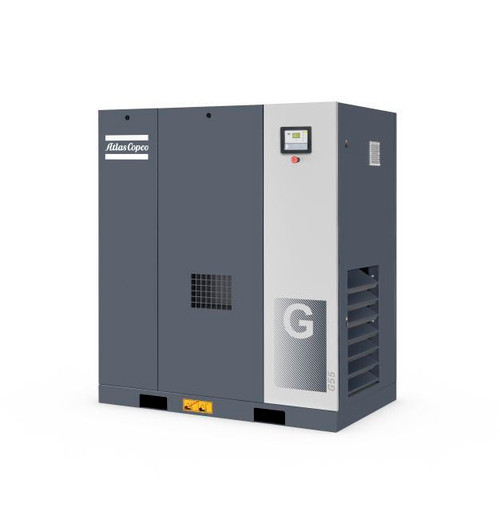 Rotary Screw Air Compressor G37- 50HP, 225.4CFM, 123PSI- Atlas Copco