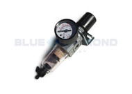 Mini Air Filter Water Trap & Regulator 1/4" BSP