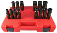 Chicago Pneumatic - Socket - 1/2" Set - 14-PCE Deep
