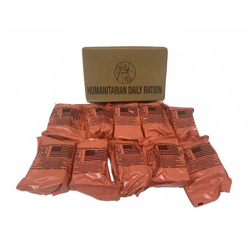 MRE Meals Ready to Eat Humanitarian Daily Rations Menus