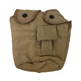 1 Qt. Canteen Cover GI Style MOLLE Coyote Tan - New