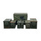 Ammo Can 7-Can Combo Pack (2) Fat 50 Cal(2) 30 Cal, (2) 50 Cal, and (1) 30mm 592 M92 Grade 2