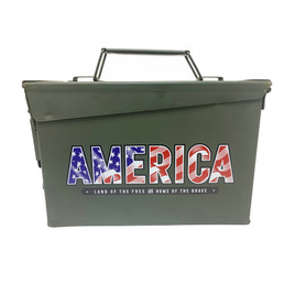 UV Printed Ammo Cans - Used Grade 1 30 Cal America