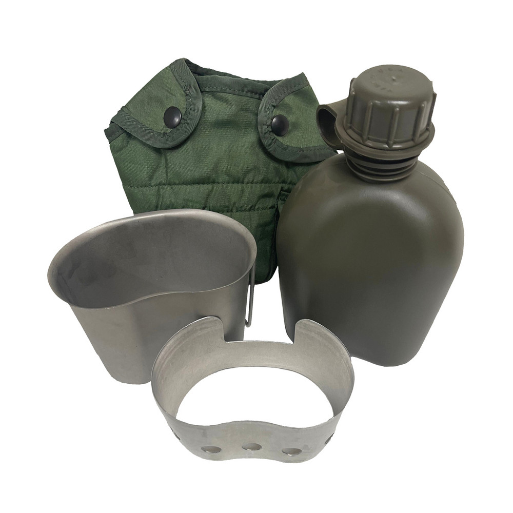 US Military 2 Quart Plastic Water Canteen, Hydration