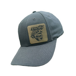 Port & Company Five-Panel Twill Cap - Leather Ammo Can Man Patch