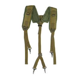 Suspenders LC-2 Individual Equipment ODG- Used Good - NSN: 8465-00-001-6471