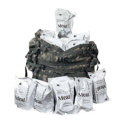 ACU Ruck 2024 MILITARY MRE CASE CERTIFIED - Cold Weather Meal