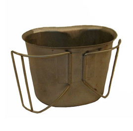 Stainless Steel Canteen Cup - Previously Issued - NSN: 8465-00-165-6838