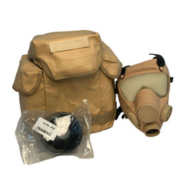 French Military Surplus ARF-A Gas Mask with Bag and Filter, New