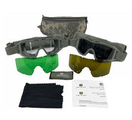 Revision Desert Locust Ballistic Goggles, Laser Protective Lenses - NSN: 4240-01-F00-8555