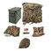 Ultimate Multicam Gift Kit - M592 30MM Ammo Can, Aviator Bag, Poncho/Liner w/Carry Bags, (2) Single MRE'S and Patches