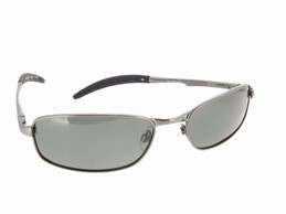 Metal Frame Sunglasses Gray Polarized Lenses