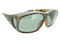 XL Sunglasses Over Glasses Polarized UV400 Matte Tortoise Frame - Gray Polarized Lenses