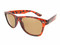 Wayfarer Sunglasses Tortoise Frame - Glass Brown Lenses