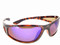 Polarized Sunglasses Blue Mirrored Lenses Tortoise Frame
