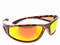 Polarized Sunglasses Sunburst Mirrored Lenses Tortoise Frame