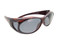 Sunglasses Over Glasses Polarized UV400 Tortoise Frame - Gray Lenses