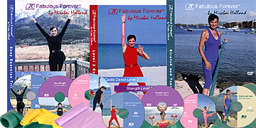 FABULOUS FOREVER 7 DVD Set: Takes You from Beginner To Advanced! Comes With Three Exercise Bands: Light, Medium & Strong SPECIAL HOLIDAY PRICE: $39.00
