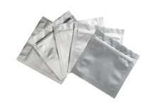 6"x6" Odor-Proof 1/2 Quart ShieldPro Ziplock Aluminum Foil Mylar Bag - 5.0 Mils (Case of 500)