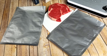 (Sample Kit of 3 each) ShieldPro SteelPak Food Saver Compatible 11"x14" + 8"x12" + 6"x10" ChannAl Foil Mylar Vacuum Bags