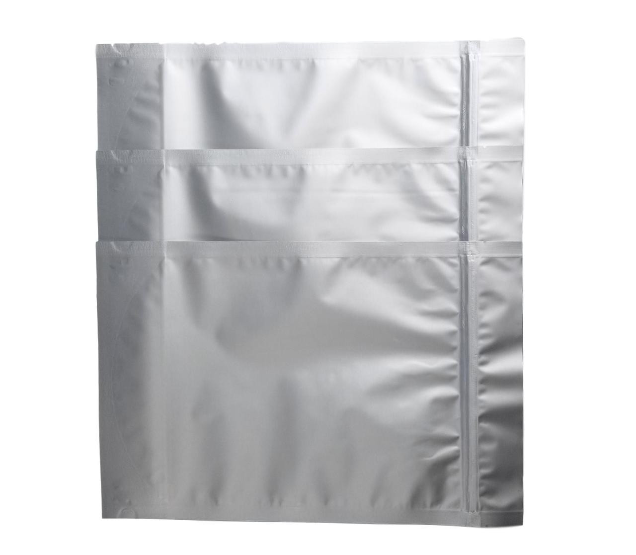 1 Quart 7-Mil CLEAR FRONT Gusseted Zip Lock Mylar Bag.