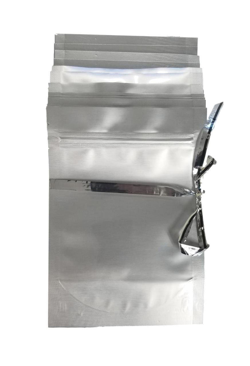 25 bolsas Ziploc Mylar de 1 galón con etiquetas rojas, 12 mil, 10 x 14  pulgadas, reutilizables y herméticas para almacenamiento de alimentos a  largo