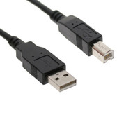 USB A male to USB B male 2m cable